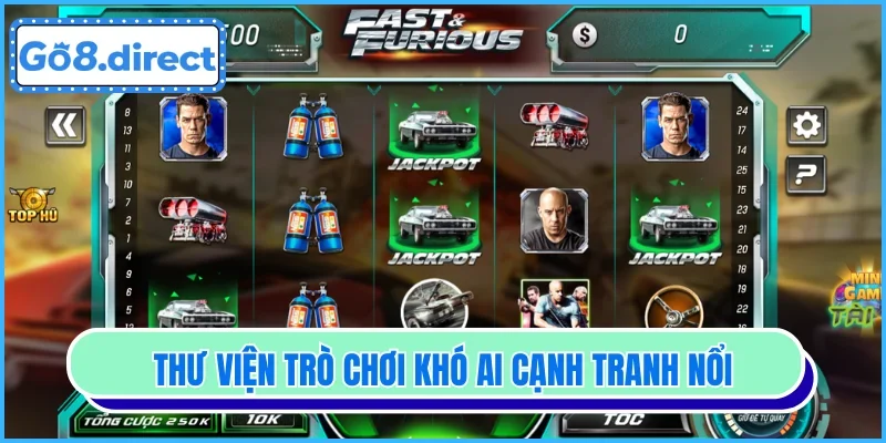 Thư viện trò chơi khó ai cạnh tranh nổi