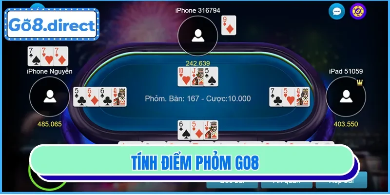 Tính điểm đơn giản trong phỏm GO8